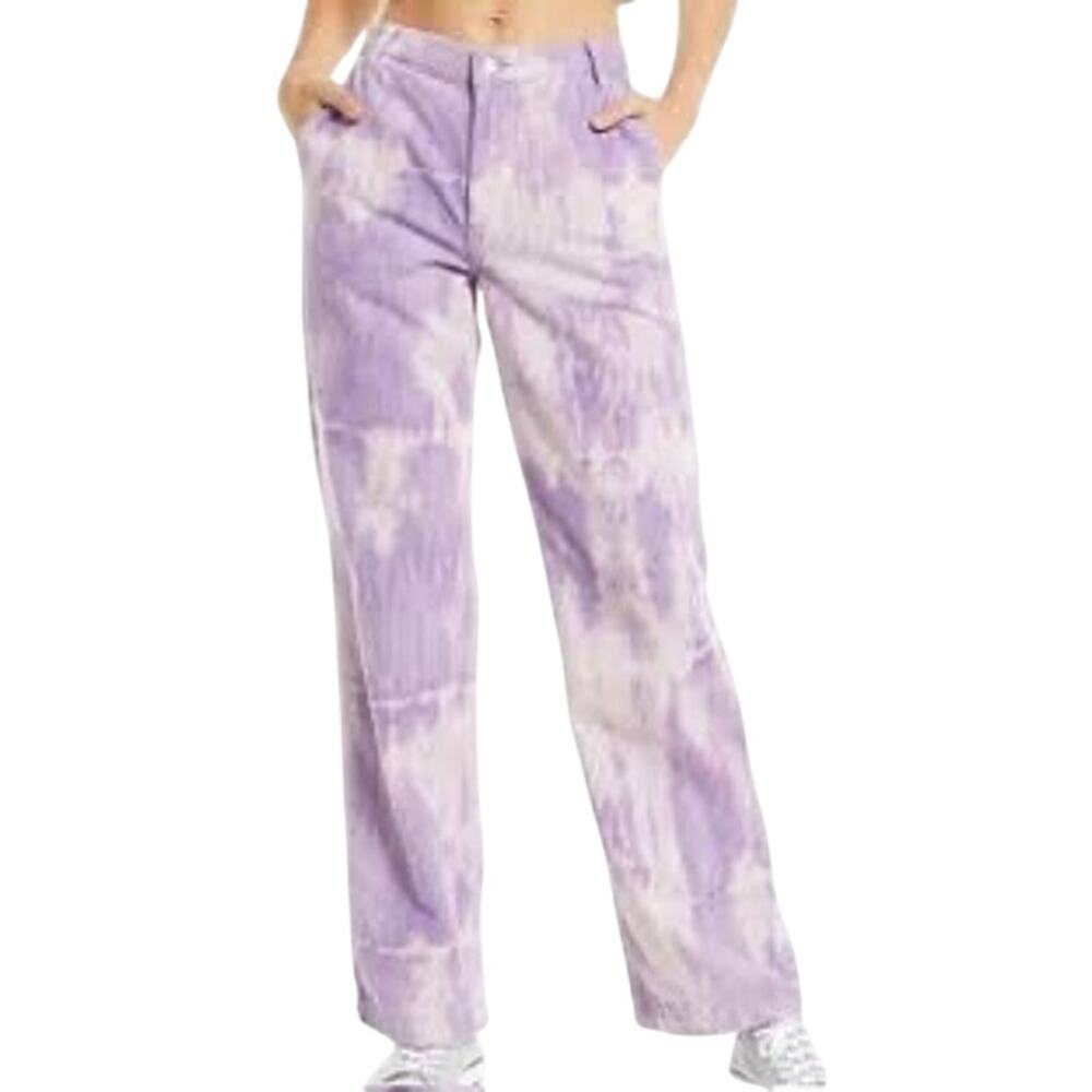 We The Free Reese Purple Tie Dye Corduroy Pants Women’s 26 | Fall | Winter
